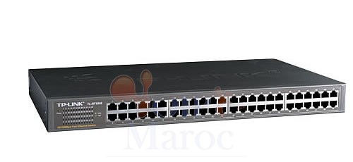 switch réseau RJ45 19" TP-LINK TL-SF1048 48 ports 100 Mbits/s TL-SF1048