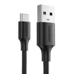 USB-A vers USB-C Câble 3A Noir 1m Gaine Plastique