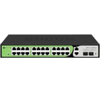 Switch PoE+ 24 Ports Gigabit avec Alimentation Intégrée 2 Ports SFP