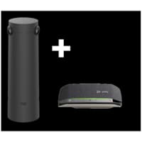 Kit Bundle Caméra de Visioconférence sur Table 360° Logitech Sight + Audioconférence Poly Sync 20