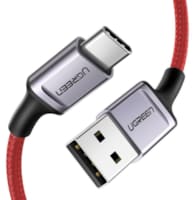 Cordon USB-A vers USB-C 6A 100W 1M Rouge