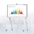 Support Roulant Blanc pour Ecran Interactif IdeaHub (65/75/86 Pouces) 21155908