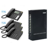 Autocommutateur 3 Lignes 8 Ports de Postes + 1 Alcatel T76 + 3 Nec AT65