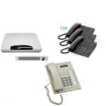 Autocommutateur 4 Lignes RTC 16 Ports de Postes Hybrides + 1 Key Téléphone + 3 T26