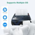 MINI IMPRIMANT THERMIQUE PORTABLE DE CODES A BARRES D