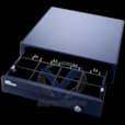 TIROIRE CAISSE 24V 6.5 KG 4 BILLETS 8 PIÈCES1 FENTE CHEQUE NOIR WD0408