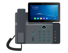 Téléphone vidéo IP Haut Gamme Ecran Tactile 7" 20 Lignes SIP Bluetooth et WiFi Intégré 116 touches programmables