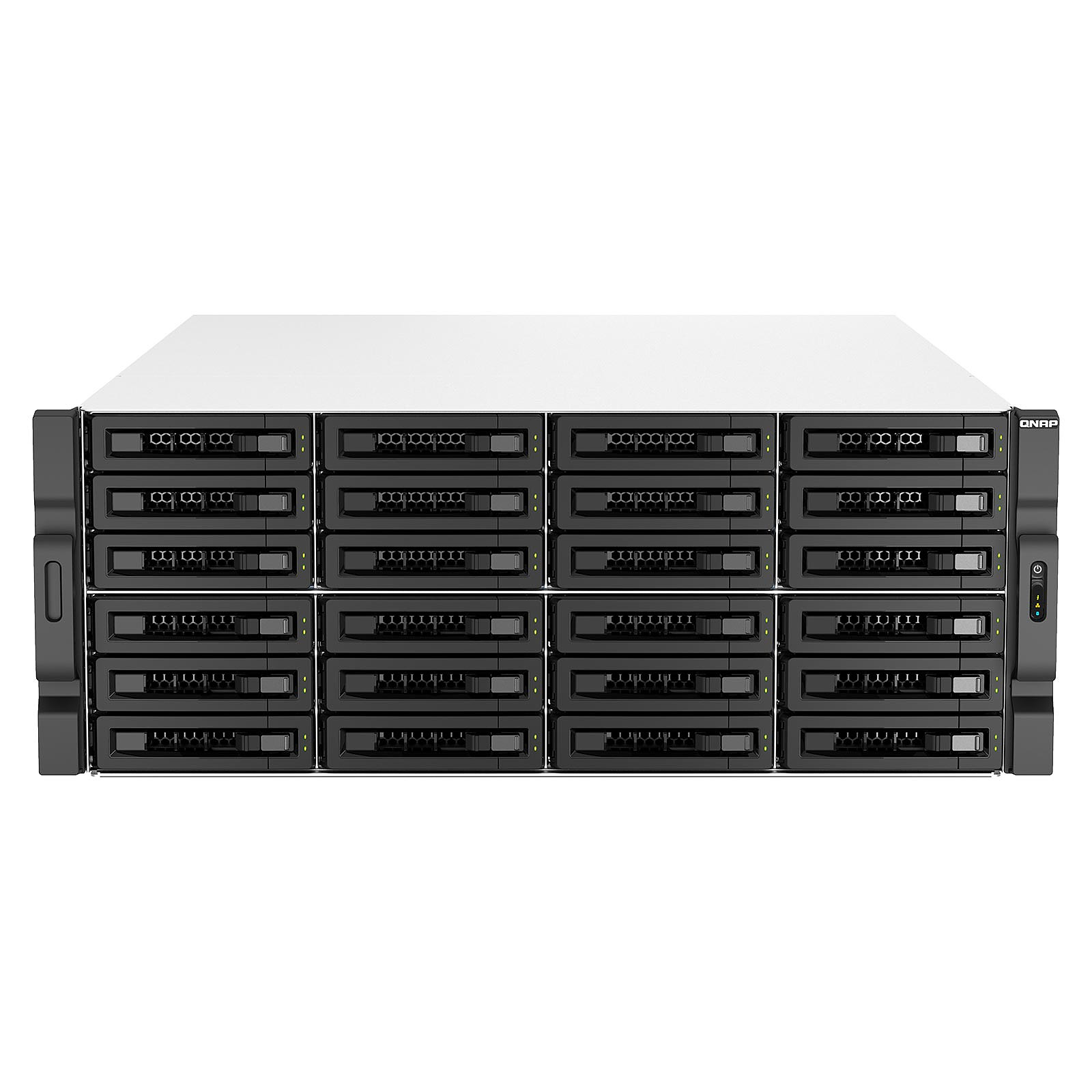 Serveur NAS Rack (4 U) Intel Xeon E-2378 8C/16T 2,6 GHz 30 BAIES RAM 64 GB 128 Go TS-h3087XU-RP-E2378