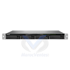 QNAP SERVEUR NAS RACK 09 BAIES 04 GB RAM,  0TB DISKLESS TVS-972XU-RP-I3-4G