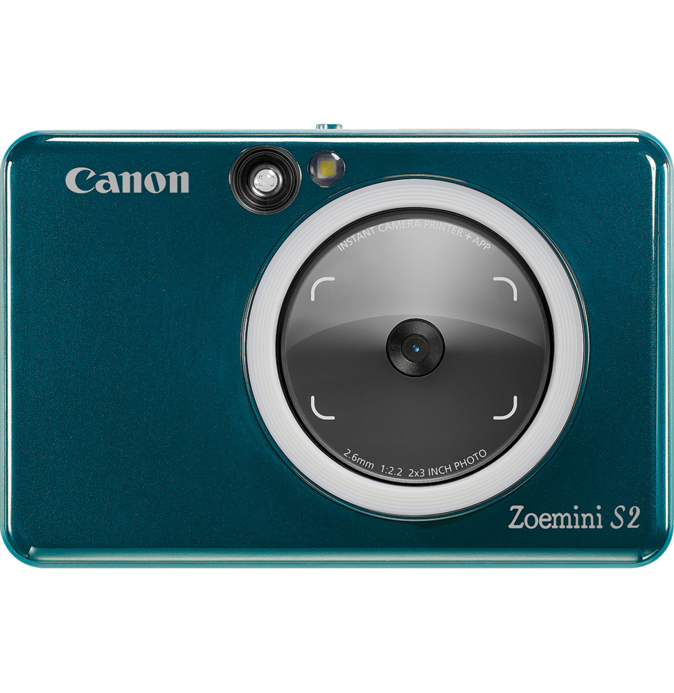 Appareil Photo Couleur Instantané ZOEMINI S2 ZV223 Turquoise