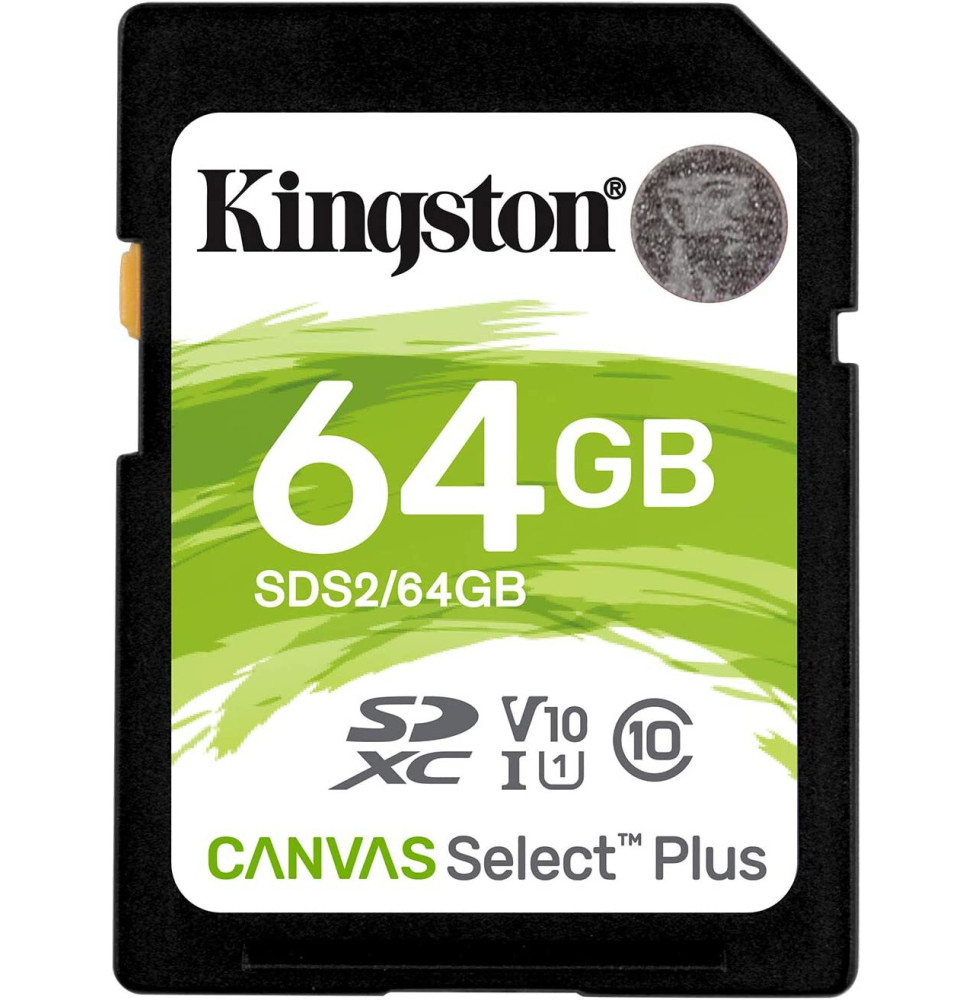 Canvas Select Plus Carte Mémoire 64 Go SDXC Classe 10 UHS-I SDS2/64GB