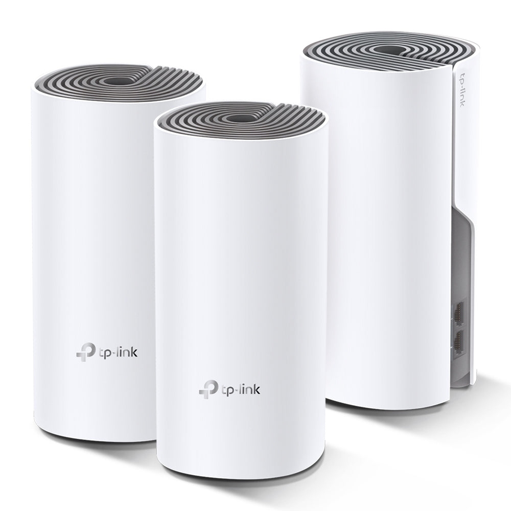 AC1200 Whole-Home Mesh Wi-Fi System, Qualcomm CPU, 867Mbps at 5GHz+300Mbps at 2.4GHz, 2 10/100Mbps Ports, 2  internal antennas, MU-MIMO, Beamforming, Parental Controls, Quality of Service, Reporting, Access Point Mode, IPv6 Ready, Assisted Setup, Deco App