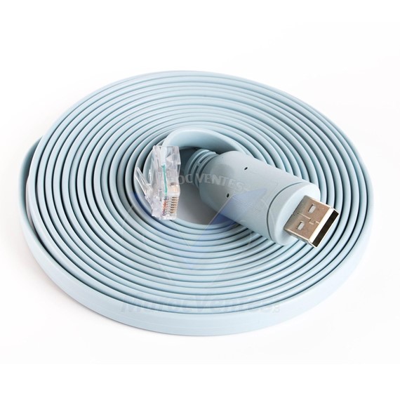 USB Console Cable for Cisco Router Cable FT232RL Chipset USB to Rj45 Adapter Cable for Laptops in Windows, Mac, Linux U209-006-RJ45-X