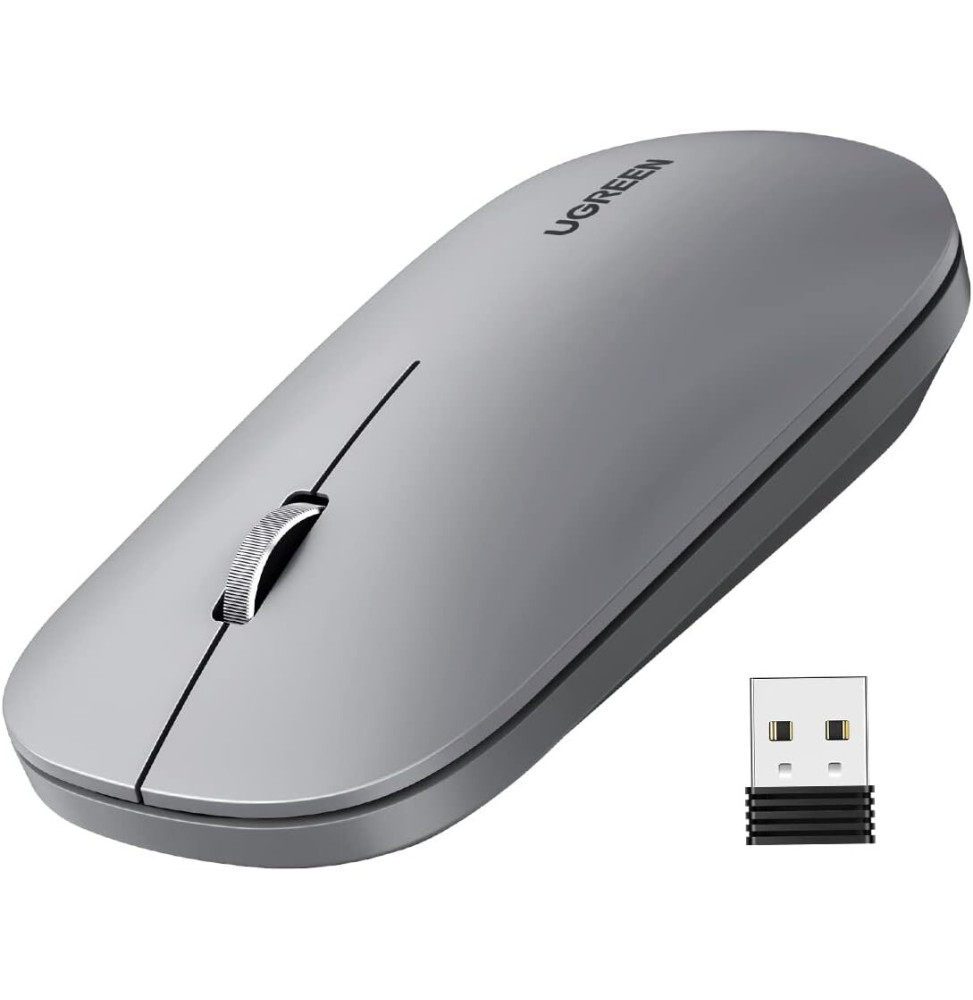 Souris sans Fil 2 4Ghz 10M GRIS Clair
