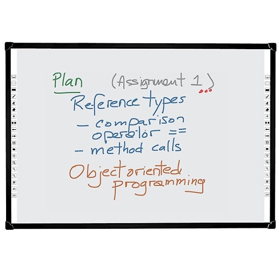 TABLEAU BLANC INTERACTIF, TACTILE AU DOIGT ET AU STYLET 96 POUCES IRB4-96TW