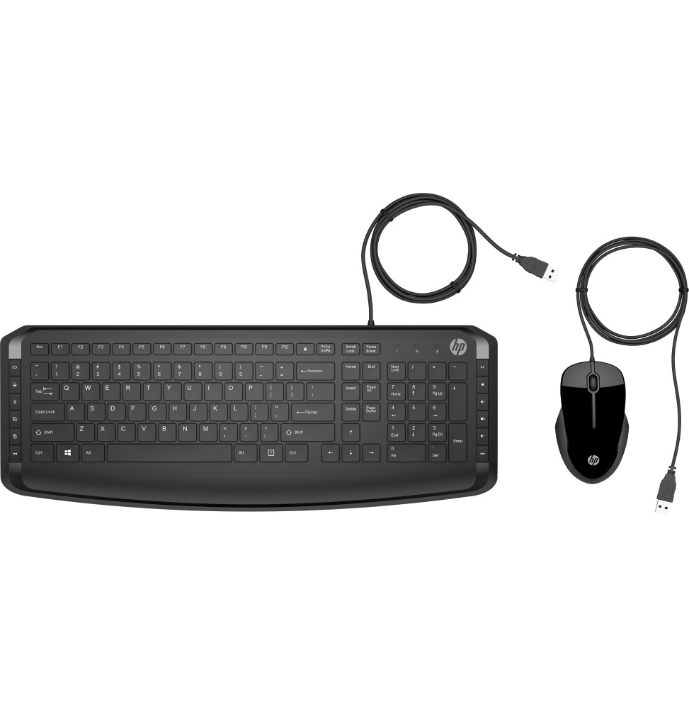 Clavier et Souris Filaires 200 AZERTY