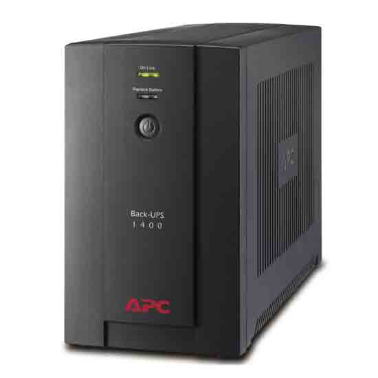 Onduleur Line interactive APC BACK-UPS 1400VA, 230V, AVR, prises françaises BX1400U-FR