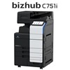 Imprimante C751i 75ppm Couleur Ecran Tactile 10" 8 Go Disque dur SSD 256 Go Bizhub-C751i