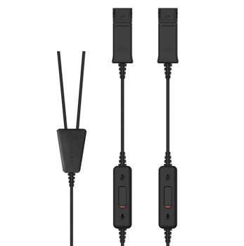 Cordon Y avec double commande Mute Y Adapter Trainer