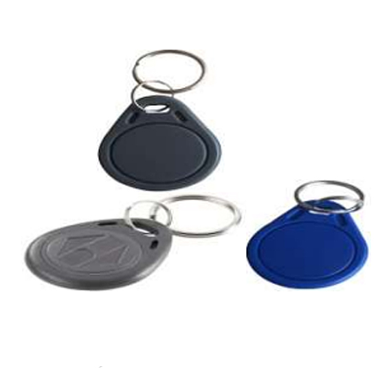 PORTE CLES R EM 125KHZFID TYPE KEYFOB COULEURS BLEU/GRIS/NOIR SANS  SN D3303KF