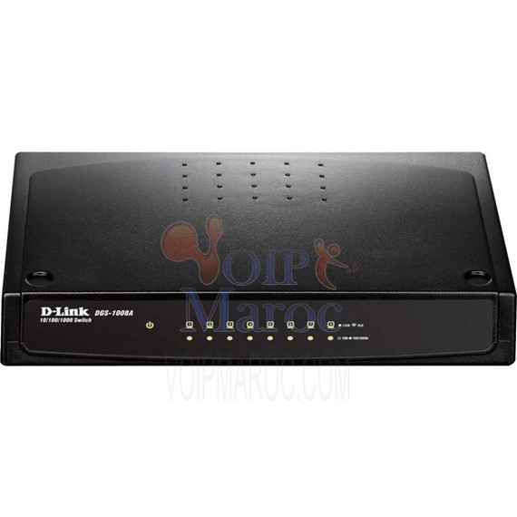 Switch Gigabit 8 ports 10/100/1000 Mbps DGS-1008A/E