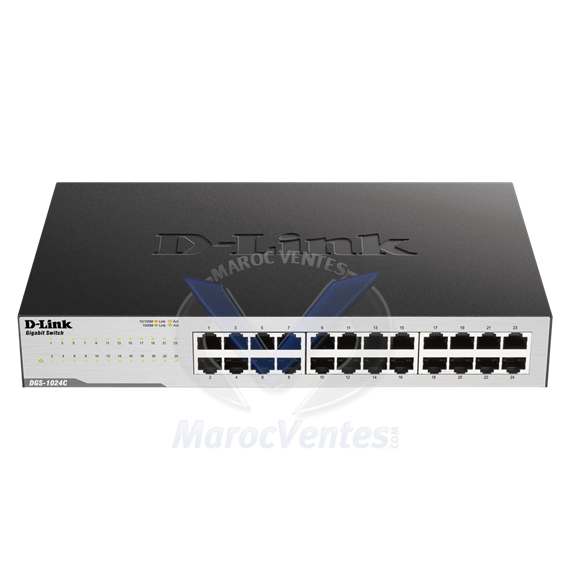 Switch Non Administrable D-LINK 24 ports Gigabit Green Ethernet DGS-1024D/E