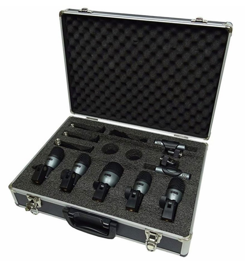 Carlsbro DM7P Ensemble de microphones pour batterie DM7P