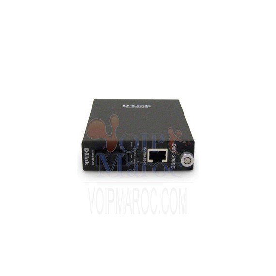 Convertisseur de média fibre à Ethernet 10/100 Mbps DMC-300SC