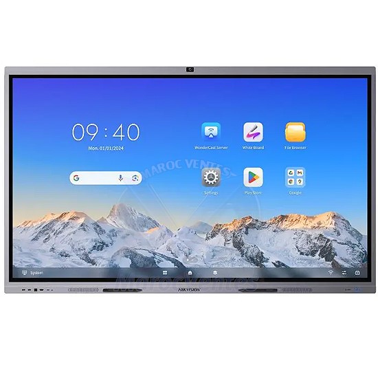 ÉCRAN INTERACTIF TACTILE D5C 86" (218CM) 4K ULTRA HD DS-D5C86RB/B