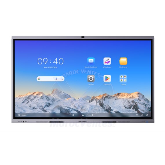 Ecran Interactif 98" 4K UHD AVEC CAMERA INTEGREE DS-D5C98RB/B