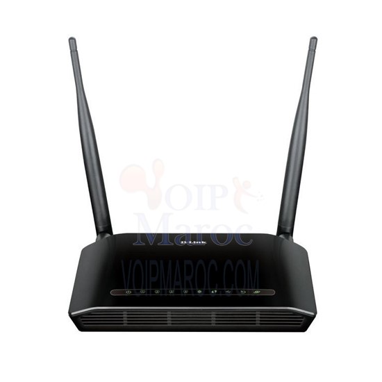 ROUTEUR WIFI DLINK ADSL2/2+ 11N 300MBPS ROUTER WITH 4X10/100MBPS DSL-2740U/EE