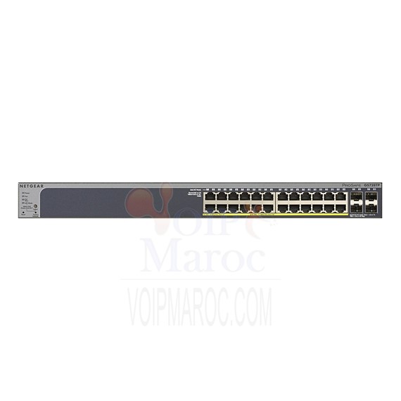Smart Switch ProSafe 24 ports 10/100/1000 Mbps PoE+ +4 SFP GS728TPP