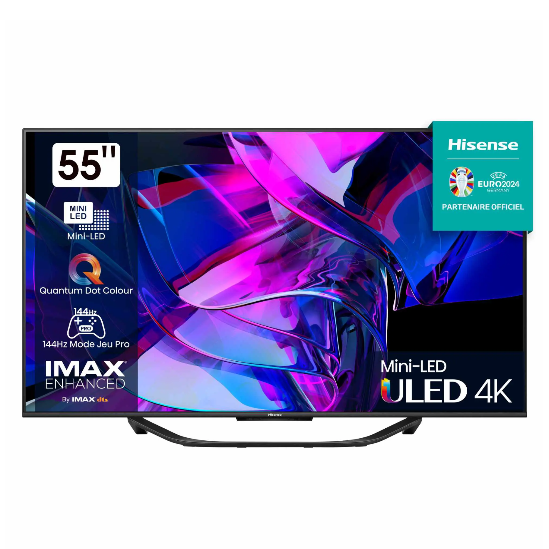 TV  Smart TV MINILED 4K 55'' (139 cm)  (3840 x 2160 px) 24 Mois HIS55U7N