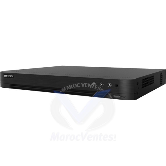 Enregistreur vidéo DVR TURBO ACUSENSE 16 Canaux Analogiques 8MP 2HDD IDS-7216HUHI-M2-S