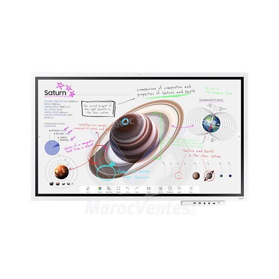 Écran Tactile FLIP Professionnel Digital Flipboard 55" 4K IR Touch LH55WMBWBGCXEN