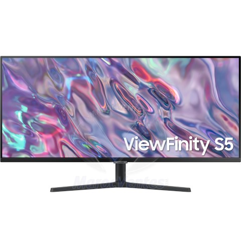 Moniteur Flat 34" Résolution QHD Serie 5 Noir Ratio 21:9 Garantie12M LS34C500GAUXEN