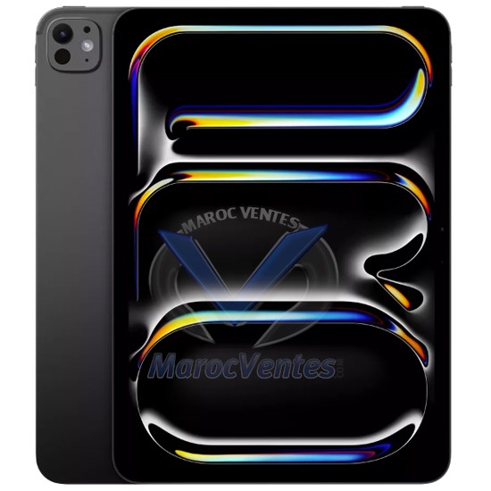 iPad Pro 11 pouces (2024) Wi-Fi 256 Go avec Ecran Standard SPACE BLACK MVV83