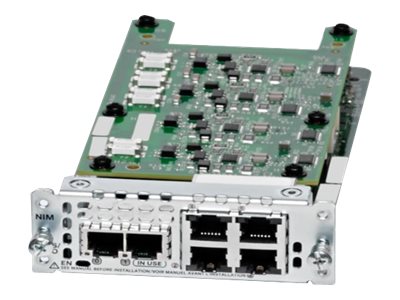 2-Port FXS/FXS-E/DID and 4-Port FXO Network Interface Module