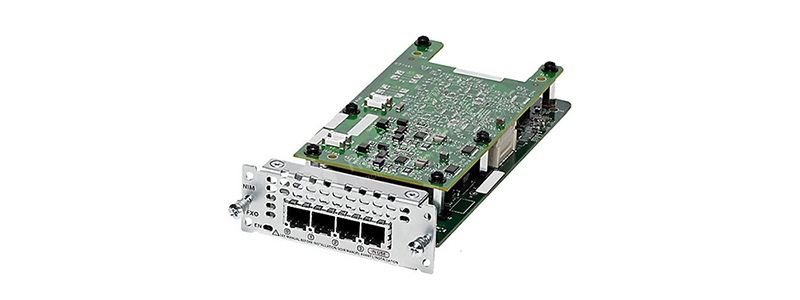4-port Network Interface Module - FXO (Universal)
