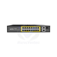 SWITCH POE 16 PORTS 10/100MB 802.3AT/AF P116GH 2*GIGABIT UPLINK 1*SFP