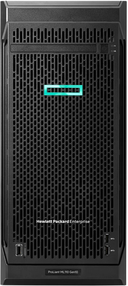 Serveur Tour HPE ML110G10 8SFF 4208 16G S100i 2-port-1GbE-332i800w P21440-421