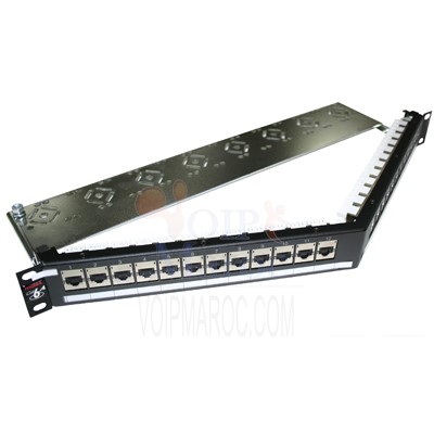 Panneau de brassage 24 Ports RJ45 FTP CAT6A PID-00218