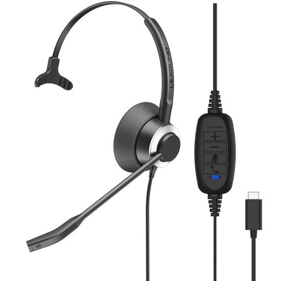 Micro-Casque Monaural UC Connexion USB-C Cordon USB C-RX PRO 5000 M USB-C RX