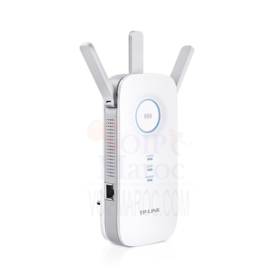 Répéteur de signal WiFi AC1750 Mbps Dual-Band (n450 + AC1300) avec port Ethernet Gigabit RE450