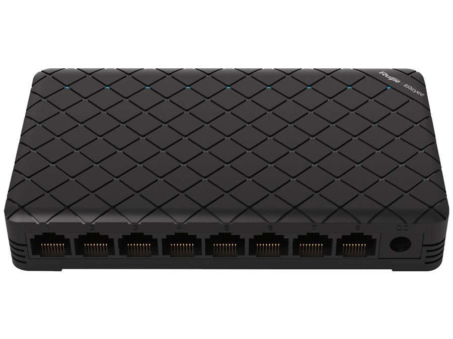 Commutateur Non Géré Gigabit à 8 ports RJ45 Boîtier en Plastique RG-ES08G