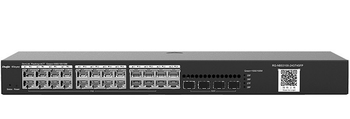 Commutateur Géré Ruijie 24 Ports 10/100/1000 Gigabit L2 4SFP RG-NBS3100-24GT4SFP