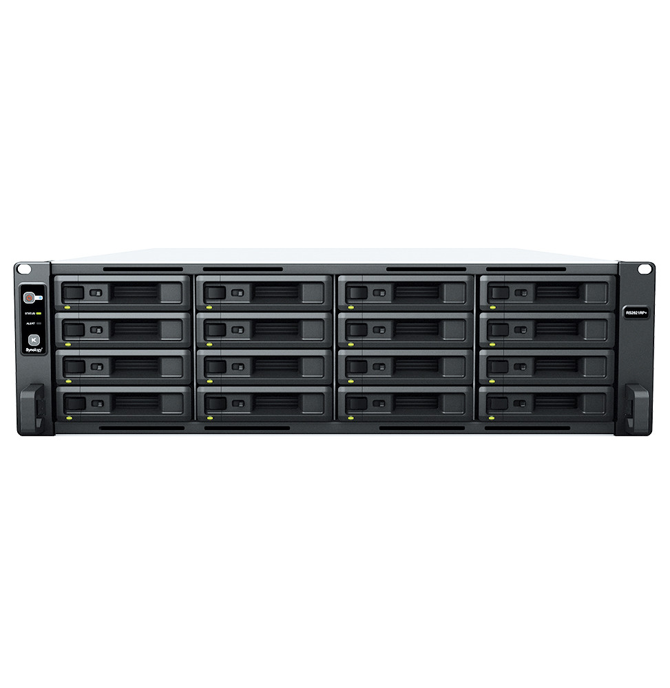 Serveur NAS RackStation 16 Baies Ryzen V1780B 4cores 4GB 4x1GbE-RJ45 36M RS2821RP+