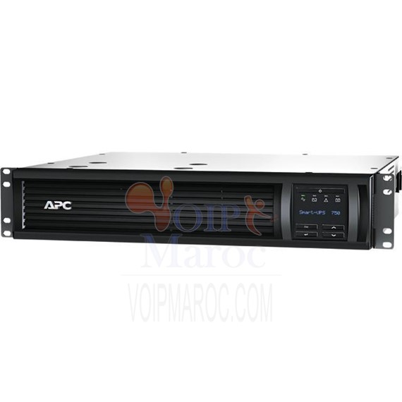 Onduleur Smart-UPS APC 2 200 VA montage en rack/tour 2U écran LCD 230 V avec carte réseau SMT2200RMI2UNC