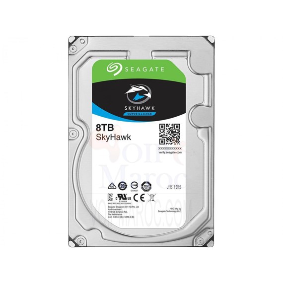 Disque dur de surveillance interne 3,5" 8 To SkyHawk SATA III ST8000VX0022