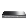 Smart Switch JetStream administrable 48-Ports Gigabit PoE+ avec 4 emplacements SFP